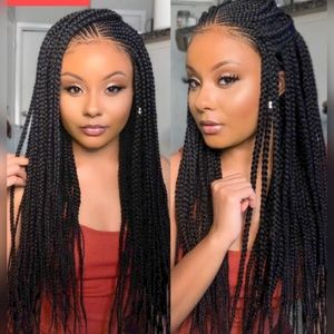 BRAIDS QUEEN! Twist Box Braid Side Part Co…